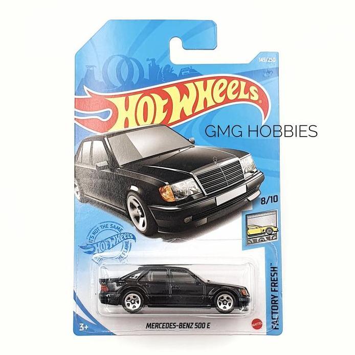 H 2021 MERCEDES BENZ 500 E HITAM HOTWHEELS HOT WHEELS DIECAST MOBIL