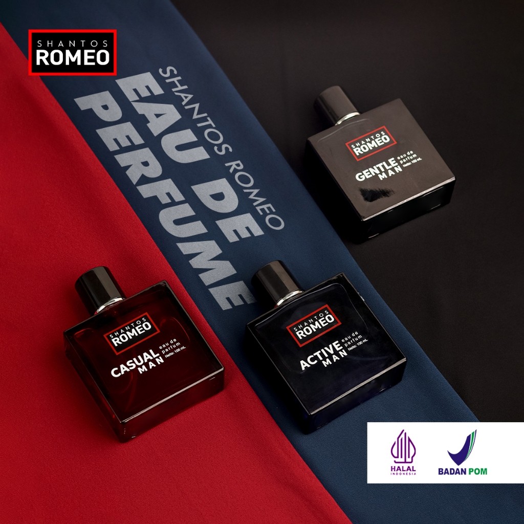 Shantos Romeo Fragrance Eau De Parfume 100Ml Parfum Pria