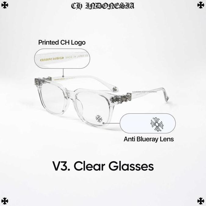 Chrome Hearts Glasses Art/SG/PLU/ITA GS4231 Kacamata Solid