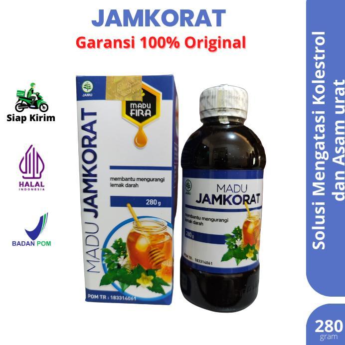 Madu Jamkorat Asli Original Obat Jamu Madu Penurun Kolesterol dan Asam Urat terlaris