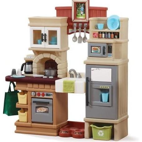 Step2 Heart of the Home Kitchen Set for Kids, Interactive Play with 40+ Piece Kitchen Toys