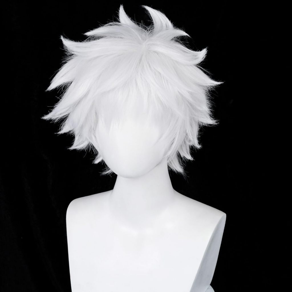 Wig Gojo Satoru/Wig Anime/Gojo Satoru Wig/Wig Anime Cosplay/Wig Rambut Gojo