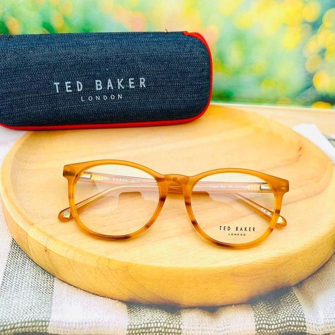 frame kacamata pria wanita kotak elegan asetat ted baker frames grade original
