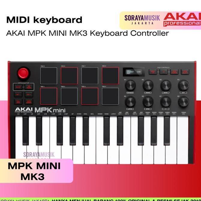 AKAI MPK MINI MK3 Keyboard Controller
