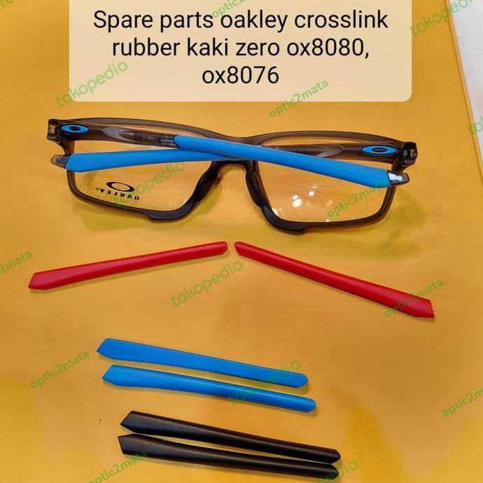 New  SPARE PARTS RUBBER KAKI OAKLEY CROSSLINK ZERO OX8080, OX8076 1 pairs