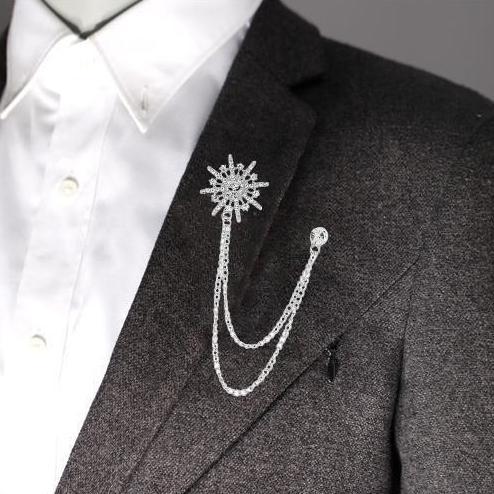 Butang Pin Baju Jas Pin Butang Lapel Pin Bros Melayu Rantai Baju Melayu Rumbai Rantai Baju Melayu