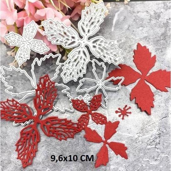 Cetakan Stensil Cutting Dies Bahan Metal Scrapbook DIY Cetakan FOUR