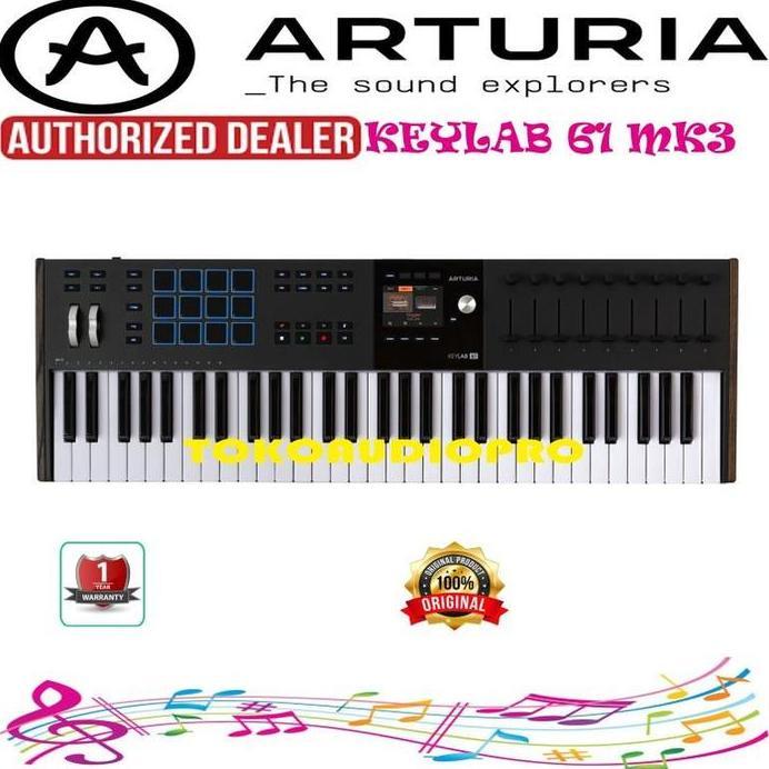 Arturia KeyLab 61 MkIII 61-key Keyboard Controller