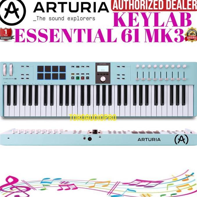 Ready  Arturia KeyLab Essential 61 61-key Keyboard Controller MK3