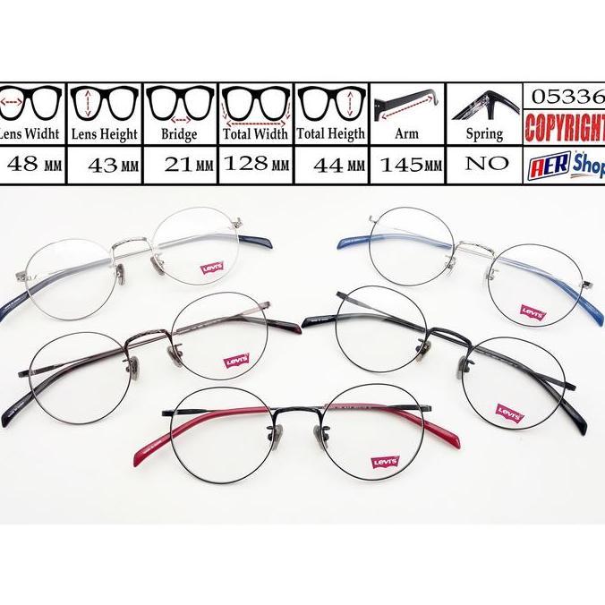 New  frame LEVI'S ORIGINAL frame kacamata original kacamata bulat levis