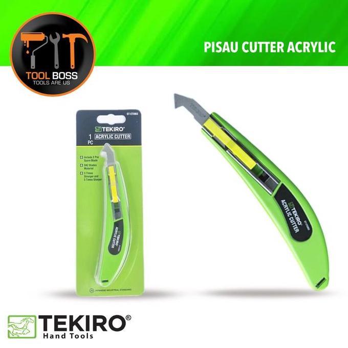 TEKIRO PISAU CUTTER ACRYLIC PEMOTONG CUTTING AKRILIK HPL