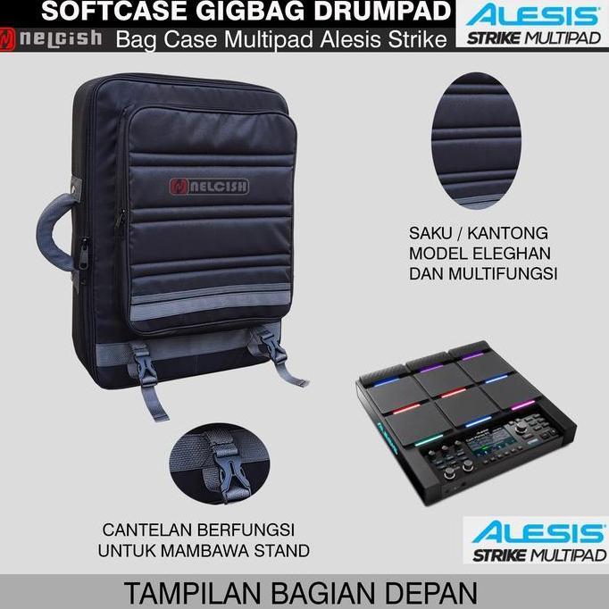Ready  Softcase Gigbag Tas Drum Elektrik Alesis Strike Multipad Percussion by NELCISH