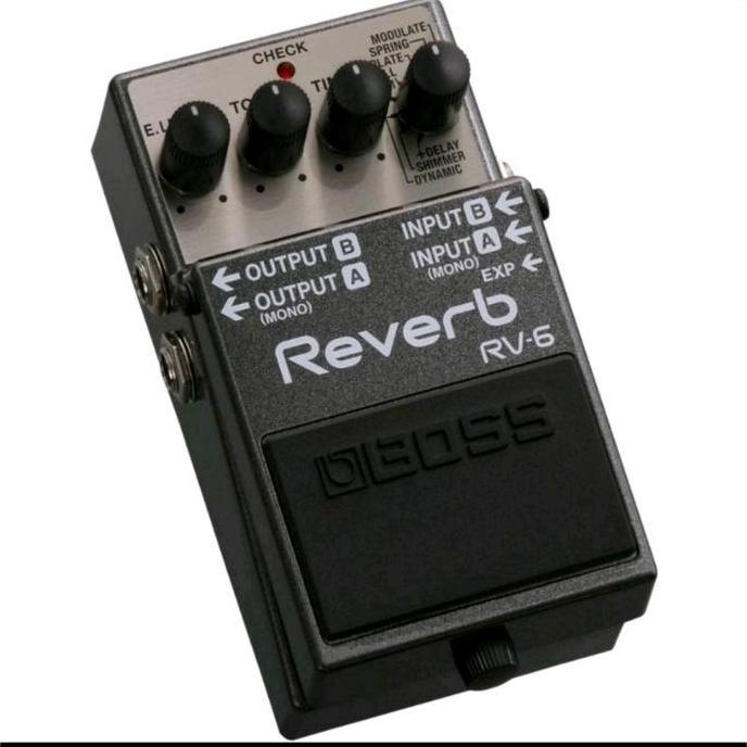 Ready  Pedal Efek Boss RV6 Digital Synth Processor Guitar Effects Pedal Rv-6  Digital Reverb