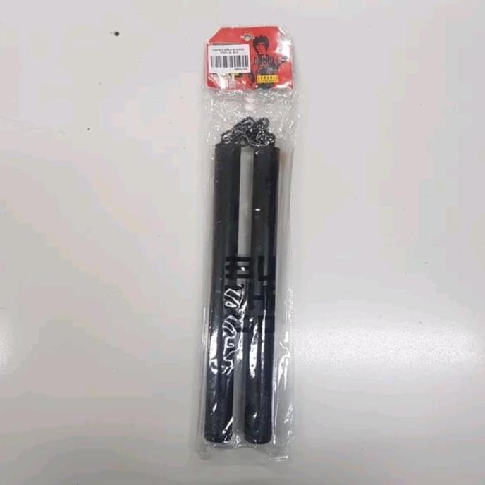 Double Stick Doublestick Toya Nunchaku Nuncaku Besi Hitam Bushido