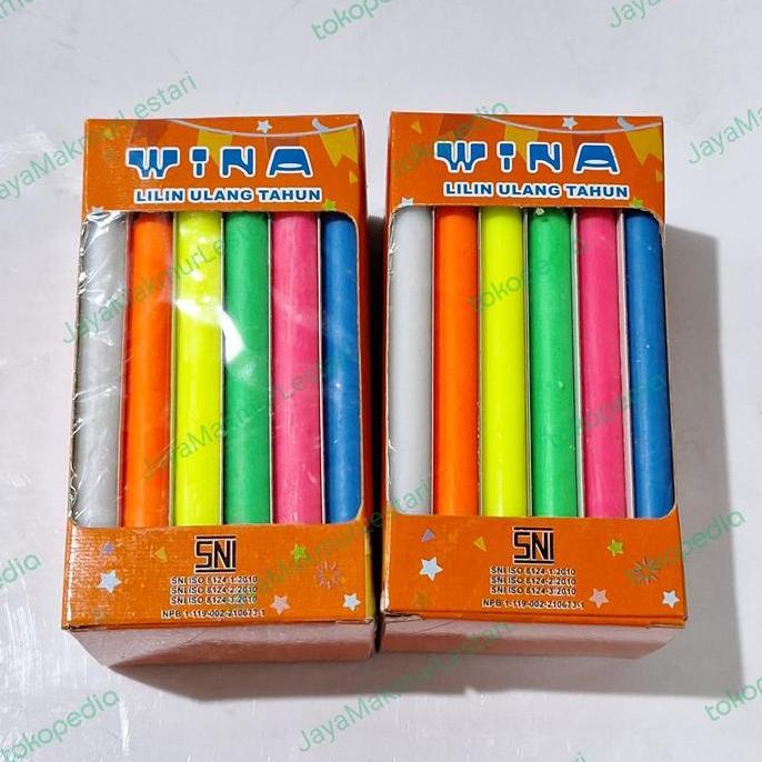 Ready  Lilin kecil / Lilin Natal / Lilin warna warni
