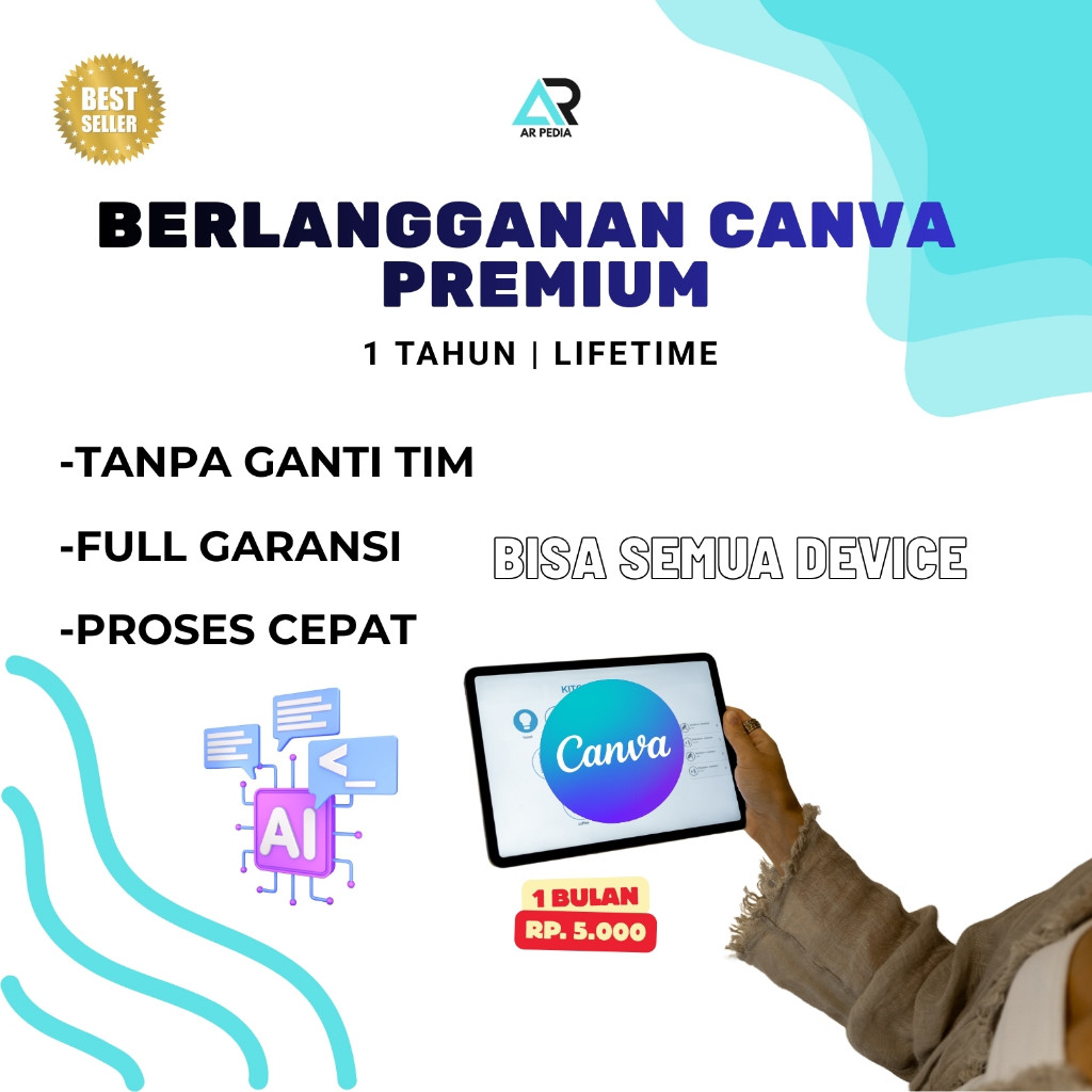 LIFETIME 70.000+ TEMPLATE CANVA PRO ALL FITUR TERMURAH - Terlaris Terpercaya Amanah Premium Design B