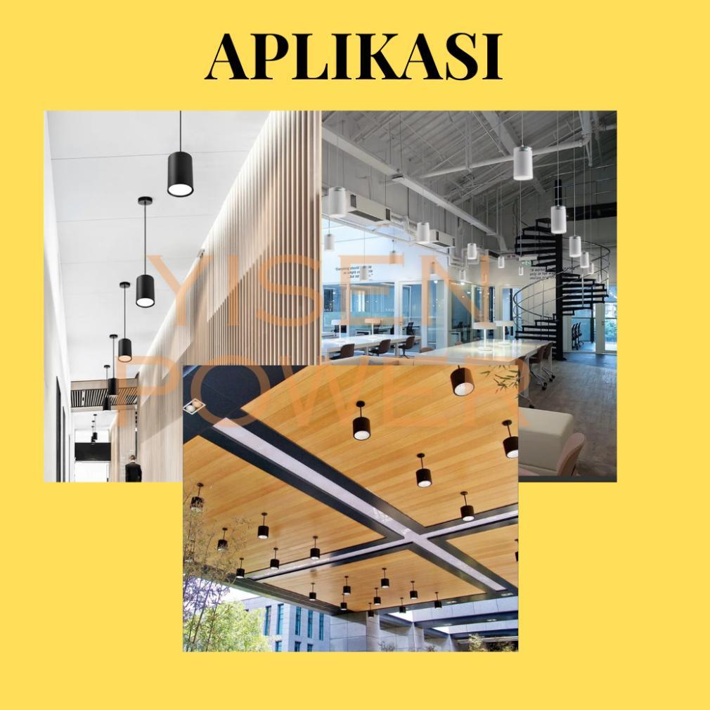 Disc Lampu Downlight Outbow Gantung Led 7W 12W 20W Modern Minimalis