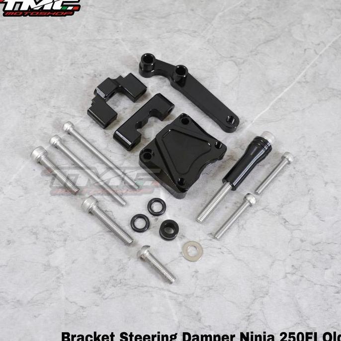 Bracket breket steering damper stabiliser stang Ninja250 Ninja 250 FI