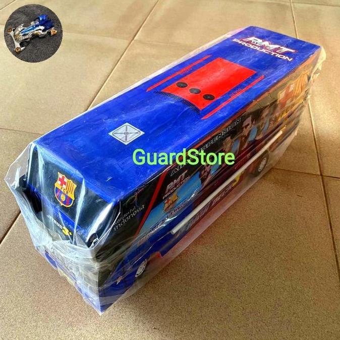 New  Mainan Anak Bus Oleng Kayu Lampu