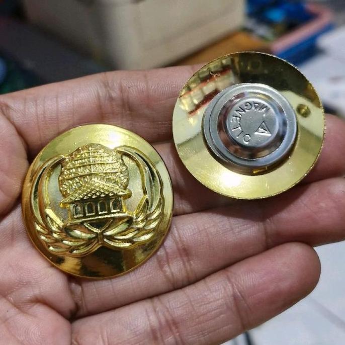 PIN KORPRI MODEL TUMPUK PREMIUM - LENCANA KORPRI ASN -PIN KORPRI P3K murah