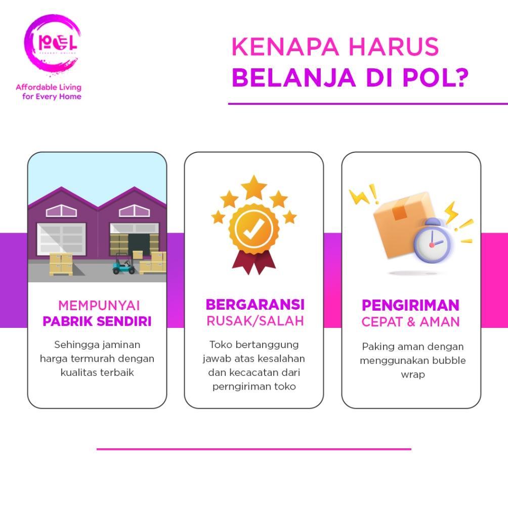 Harga Miring Pol - Rak Sepatu Sendal Cross 4 Susun Plastik
