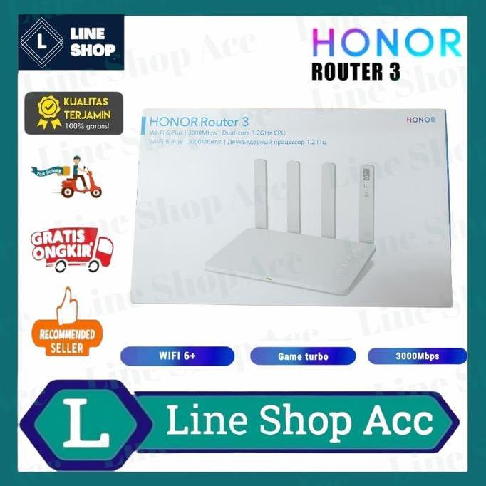 New HUAWEI HONOR Router 3 Wifi 6 Dual Core 3000Mbps Gigabit Port 2.4