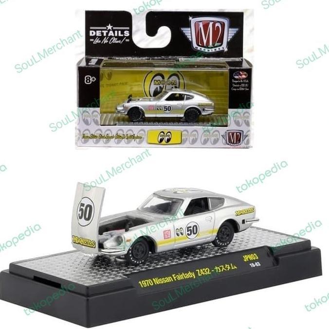 New  M2 MOONEYES 1970 NISSAN FAIRLADY Z432 SILVER - SKYLINE M2 MACHINES