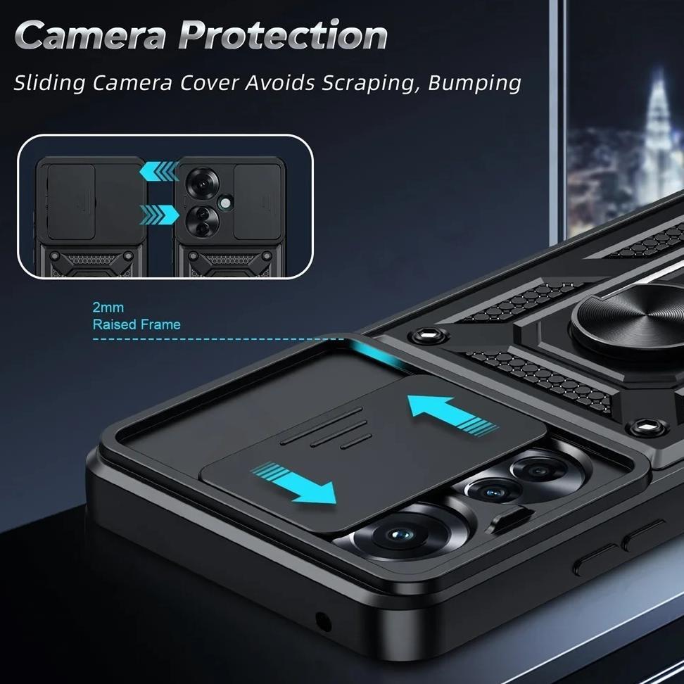 CUCI GUDANG Case Oppo Reno 11F 5G Case Softcase SLIDE ARMOR CAMERA PROTECTION Case Casing Hp Oppo Re