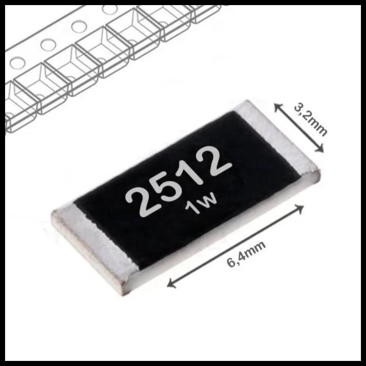 TERBARU CHIP RESISTOR SMD 271 270R 5% SIZE 6432 2512 270OHM 270 OHM 1 WATT 