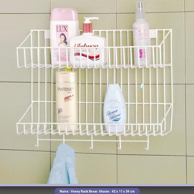 TERLARIS RAK GANTUNG KAWAT RAK BUMBU KAWAT RAK SABUN KAWAT VENNY BESAR