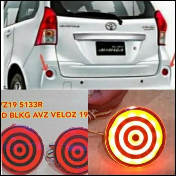 TERBARU LAMPU REFLEKTOR BEMPER BELAKANG AVANZA VELOZ 2012-2020 