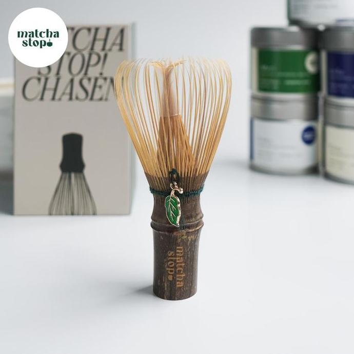 Matcha Bamboo Whisk Artisan | Kurotake Shin Chasen - MatchaStop