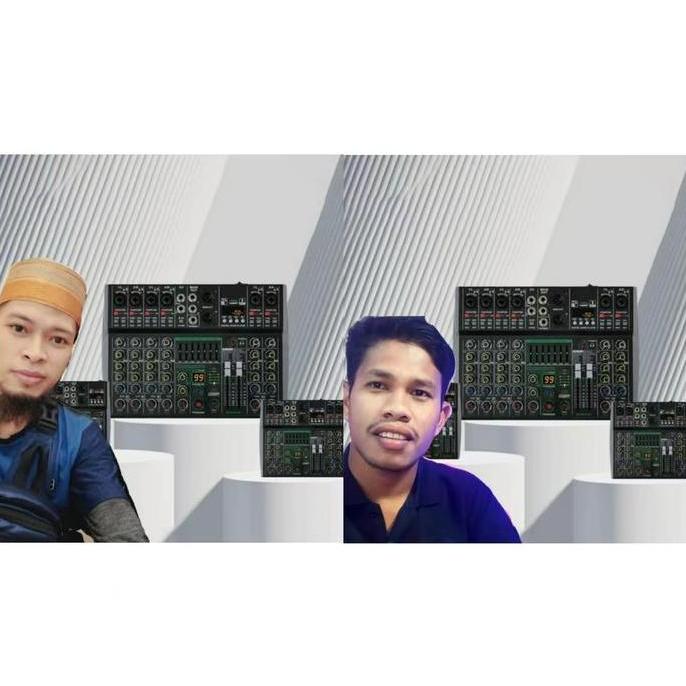 Morwe- Aibedo Ak 4 /6/8 Saluran Mixer Audio Profesional Dapat Dihubungkan Ke Catu Daya Mobil 12V 99 
