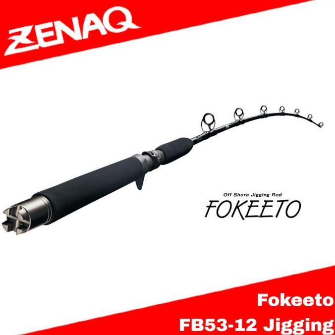 TERBARU - Zenaq Baitcasting Rod Fokeeto FB53-12 Jigging