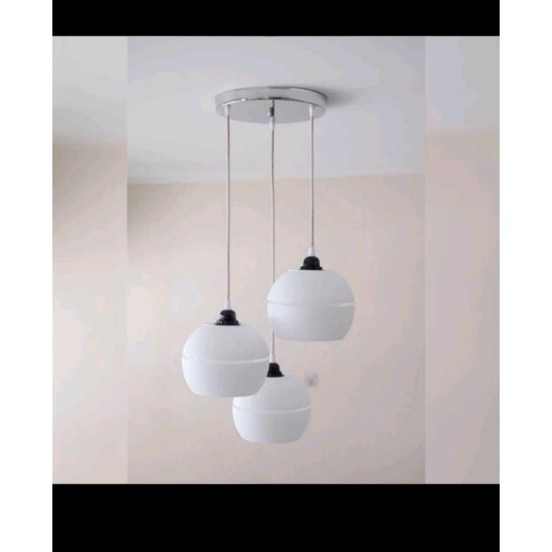 Cuci Gudang  Lampu Hias Gantung Plapon Minimalis Plastik Kuat