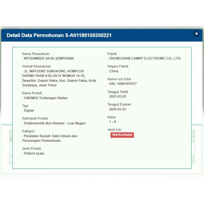HOT PRODUCT TIMBANGAN BADAN DIGITAL ONEMED EB 9362 - TIMBANGAN BADAN DIGITAL AKURAT