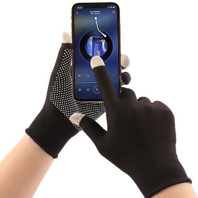 New ( 5 pasang) Sarung tangan touch screen / sarung tangan layar sentuh hp murah