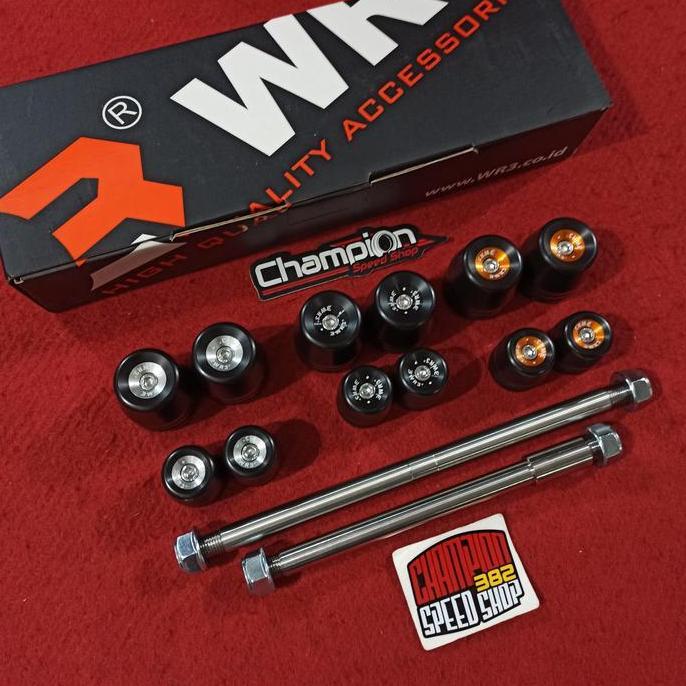 Axel Axle Slider Jalu As Roda Depan Belakang WR3 Ninja 150 RR 150RR murah