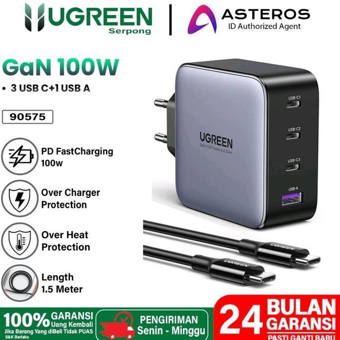 HARGA DISC - Fast Charger Gan Ugreen 65w 100w 140w 200w Nexode Ugreen Wall Charger