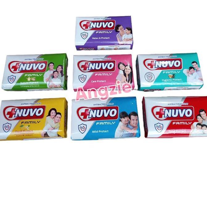 Fupp- 12 Pcs Sabun Nuvo Family Batang Biru Gatal