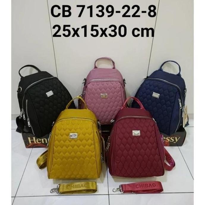 Tas chibao ransel+selempang Kanvas Ransel Wanita murah