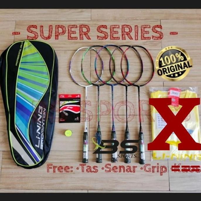RAKET BADMINTON LINING SUPER SERIES SS68G7 SS78G7 SS88G7 SS98G7 ORI