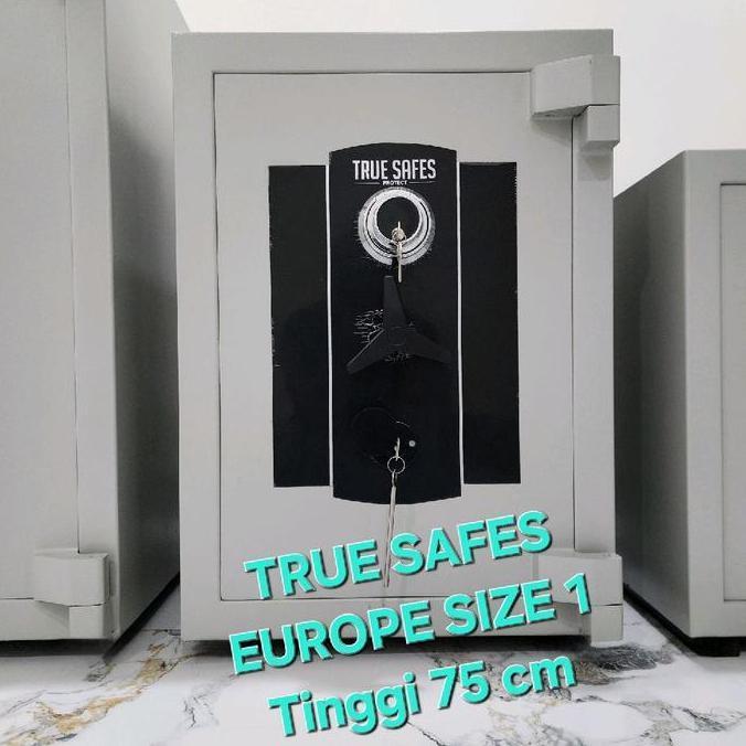 Truesafes Brankas Uang Europe Size 1 Brangkas Tahan Api Anti Bongkar Original Ukuran Kecil Sedang 75