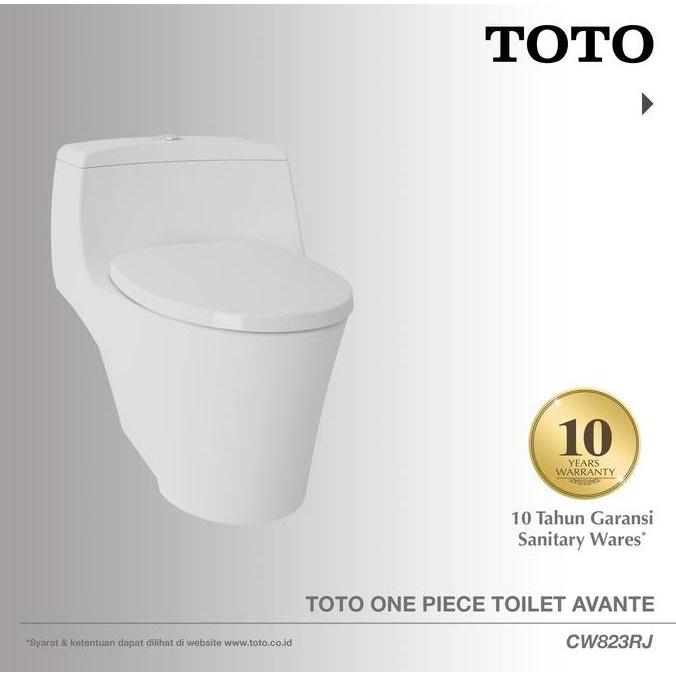 TERLARIS TOTO CLOSET CW823RJ | CLOSET DUDUK - KLOSET - KLOSET DUDUK