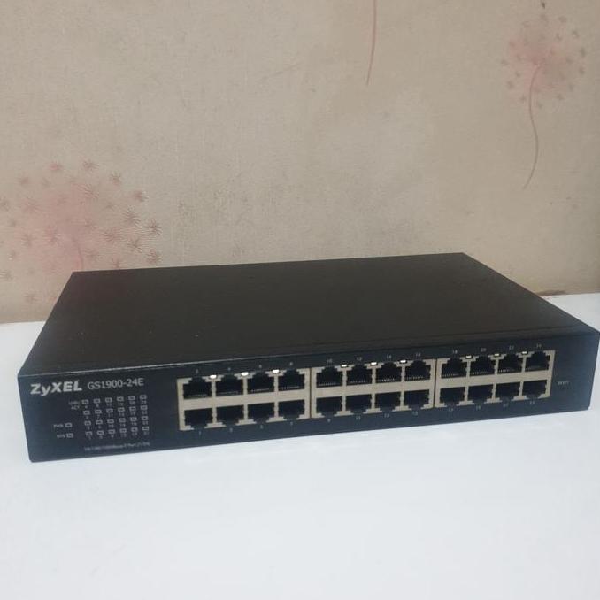 TERLARIS SWITCH HUB GABIT MANAGED SMART SWITCH ZYXEL GS1900-24E 24 PORT SUPPORT VLAN