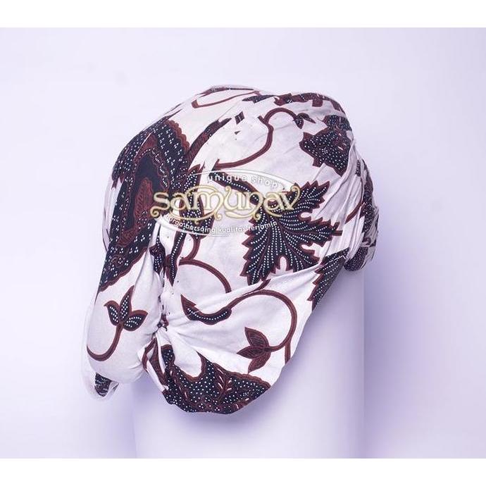 Blangkon Jogja mataram putih wahyu tumurun tanpa sidangan WAR