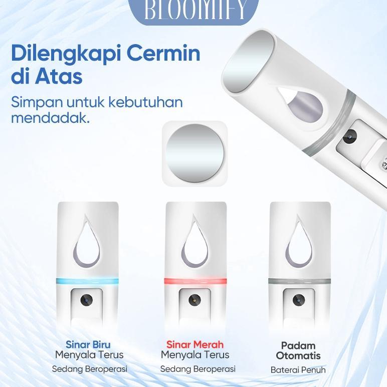 HOT DEALS BLOOMIFY Semprot Wajah Nano/Face Mist Nano/Spray Wajah Melembapkan/Face Spray Hydrating/Na