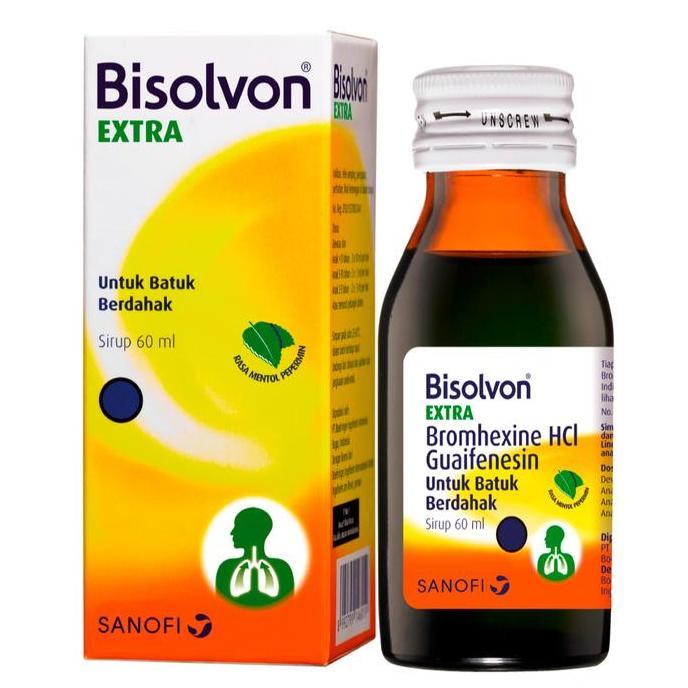 Bisolvon Extra Sirup 60 Ml / Obat Batuk Berdahak / Kimia Farma