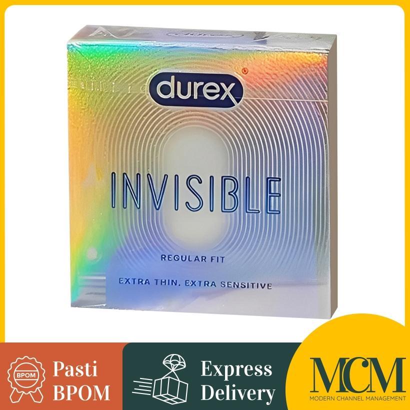 Terlaris Kondom Durex Invisible isi 2 Pcs - Kondom Tipis Durex