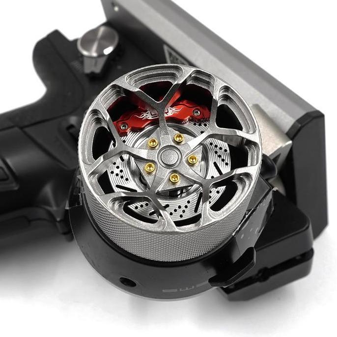 YEAH RACING ALUM TRANSMITTER STEERING WHEEL SET FOR FUTABA/KO/SANWA/FL